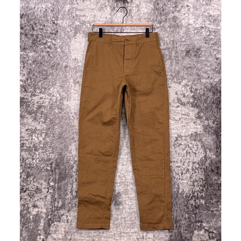 Alex Mill Chino Pants 28 x 30 Mens Flat Front Cotton Button Fly Utility Field